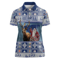 Finland Joulupukki Christmas Women Polo Shirt Mythology Hannunvaakuna - Wonder Print Shop