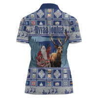 Finland Joulupukki Christmas Women Polo Shirt Mythology Hannunvaakuna - Wonder Print Shop
