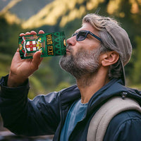 Personalized Jamaica Christmas 4 in 1 Can Cooler Tumbler Coat Of Arms - Merri Crissmuss - Wonder Print Shop