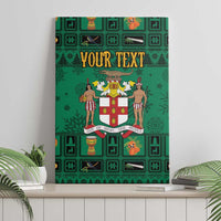 Personalized Jamaica Christmas Canvas Wall Art Coat Of Arms - Merri Crissmuss - Wonder Print Shop