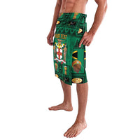 Personalized Jamaica Christmas Lavalava Coat Of Arms - Merri Crissmuss - Wonder Print Shop