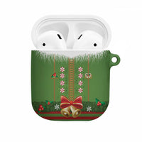 Christmas Costume Elf AirPods Case Santa Little Helper Green - Wonder Print Shop