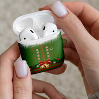 Christmas Costume Elf AirPods Case Santa Little Helper Green - Wonder Print Shop