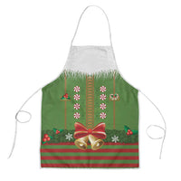 Christmas Costume Elf Apron Santa Little Helper Green - Wonder Print Shop