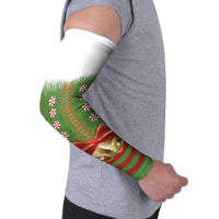 Christmas Costume Elf Arm Sleeves Santa Little Helper Green - Wonder Print Shop