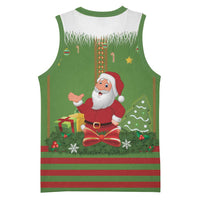 Christmas Costume Elf Basketball Jersey Santa Little Helper Green - Wonder Print Shop