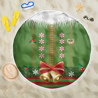 Christmas Costume Elf Beach Blanket Santa Little Helper Green - Wonder Print Shop