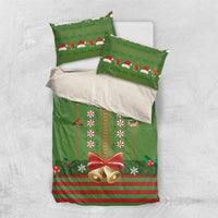 Christmas Costume Elf Bedding Set Santa Little Helper Green - Wonder Print Shop