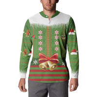 Christmas Costume Elf Button Sweatshirt Santa Little Helper Green - Wonder Print Shop