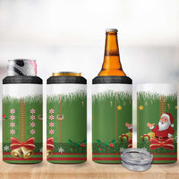 Christmas Costume Elf 4 in 1 Can Cooler Tumbler Santa Little Helper Green - Wonder Print Shop