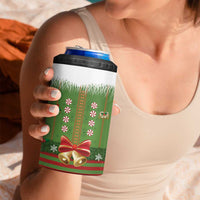 Christmas Costume Elf 4 in 1 Can Cooler Tumbler Santa Little Helper Green - Wonder Print Shop