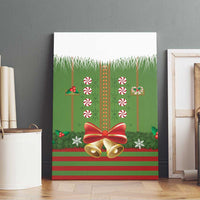 Christmas Costume Elf Canvas Wall Art Santa Little Helper Green - Wonder Print Shop