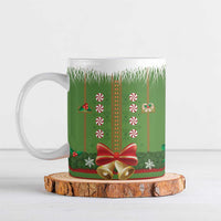 Christmas Costume Elf Ceramic Mug Santa Little Helper Green - Wonder Print Shop