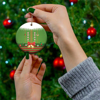 Christmas Costume Elf Ceramic Ornament Santa Little Helper Green - Wonder Print Shop