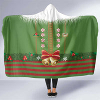 Christmas Costume Elf Hooded Blanket Santa Little Helper Green - Wonder Print Shop