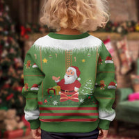 Christmas Costume Elf Kid Ugly Christmas Sweater Santa Little Helper Green - Wonder Print Shop