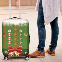 Christmas Costume Elf Luggage Cover Santa Little Helper Green - Wonder Print Shop
