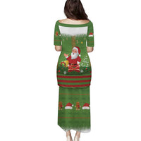 Christmas Costume Elf Puletasi Santa Little Helper Green - Wonder Print Shop