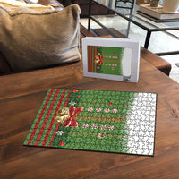 Christmas Costume Elf Puzzle Santa Little Helper Green - Wonder Print Shop