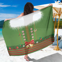 Christmas Costume Elf Sarong Santa Little Helper Green - Wonder Print Shop
