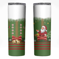 Christmas Costume Elf Skinny Tumbler Santa Little Helper Green - Wonder Print Shop
