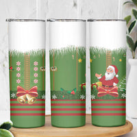 Christmas Costume Elf Skinny Tumbler Santa Little Helper Green - Wonder Print Shop