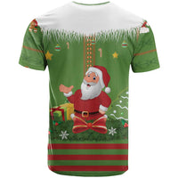 Christmas Costume Elf T Shirt Santa Little Helper Green - Wonder Print Shop