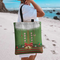 Christmas Costume Elf Tote Bag Santa Little Helper Green - Wonder Print Shop