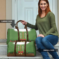 Christmas Costume Elf Travel Bag Santa Little Helper Green - Wonder Print Shop