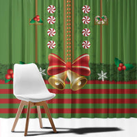 Christmas Costume Elf Window Curtain Santa Little Helper Green - Wonder Print Shop