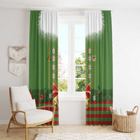 Christmas Costume Elf Window Curtain Santa Little Helper Green - Wonder Print Shop