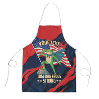 Portland Frog Protest Personalized Apron Frogs Together Strong - Wonder Print Shop