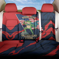 Portland Frog Protest Personalized Back Car Seat Cover Frogs Together Strong - Wonder Print Shop