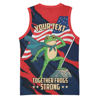 Portland Frog Protest Personalized Basketball Jersey Frogs Together Strong - Wonder Print Shop
