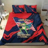 Portland Frog Protest Personalized Bedding Set Frogs Together Strong - Wonder Print Shop