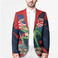 Portland Frog Protest Personalized Blazer Frogs Together Strong - Wonder Print Shop