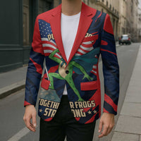 Portland Frog Protest Personalized Blazer Frogs Together Strong - Wonder Print Shop