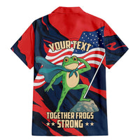 Portland Frog Protest Personalized Family Matching Mermaid Dress and Hawaiian Shirt Frogs Together Strong - Wonder Print Shop