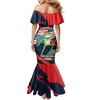 Portland Frog Protest Personalized Family Matching Mermaid Dress and Hawaiian Shirt Frogs Together Strong - Wonder Print Shop