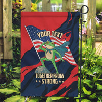 Portland Frog Protest Personalized Garden Flag Frogs Together Strong - Wonder Print Shop