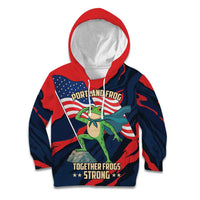 Portland Frog Protest Personalized Kid Hoodie Frogs Together Strong - Wonder Print Shop