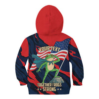 Portland Frog Protest Personalized Kid Hoodie Frogs Together Strong - Wonder Print Shop