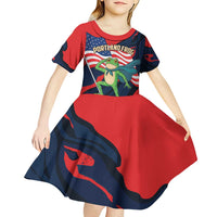 Portland Frog Protest Personalized Kid Short Sleeve Dress Frogs Together Strong - Wonder Print Shop