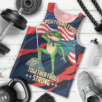 Portland Frog Protest Personalized Men Tank Top Frogs Together Strong - Wonder Print Shop