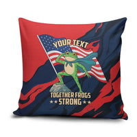 Portland Frog Protest Personalized Pillow Cover Frogs Together Strong - Wonder Print Shop