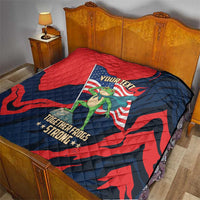 Portland Frog Protest Personalized Quilt Frogs Together Strong - Wonder Print Shop