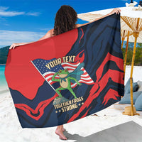 Portland Frog Protest Personalized Sarong Frogs Together Strong - Wonder Print Shop