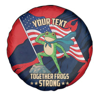 Portland Frog Protest Personalized Spare Tire Cover Frogs Together Strong - Wonder Print Shop