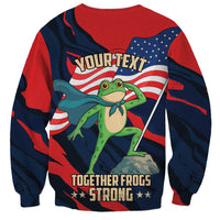Portland Frog Protest Personalized Sweatshirt Frogs Together Strong - Wonder Print Shop