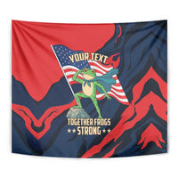 Portland Frog Protest Personalized Tapestry Frogs Together Strong - Wonder Print Shop